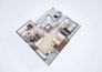 convert 2d floor plan to a realistic 3d floor plan